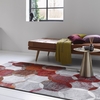 Esprit Kurzflor Teppich Modernina Rot Grau