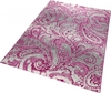 Esprit Kurzflor Teppich Paisley pink silber grau