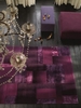 Esprit Kurzflor Teppich Patchwork lila
