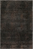 Esprit Kurzflor Teppich Relief dunkel grau rost rot