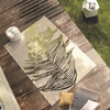 Esprit Kurzflor Teppich aus Wolle Feather grün beige
