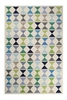 Esprit Kurzflor Teppich aus Wolle Mahan beige grün blau