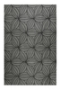 Esprit Kurzflor Teppich aus Wolle Oria grau