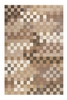 Esprit Kurzflor Teppich aus Wolle Pixel beige braun