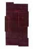 Esprit Kurzflor Teppich aus Wolle Puzzle dunkel lila