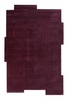 Esprit Kurzflor Teppich aus Wolle Puzzle dunkel lila
