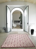 Esprit Kurzflor Teppich aus Wolle Urbania beige pink