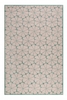 Esprit Kurzflor Teppich aus Wolle Urbania grau türkis