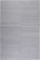 Esprit Kurzflor Teppich Grau aus Baumwolle Rainbow Kelim 