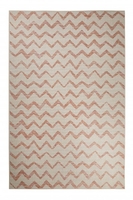 Esprit Kurzflor Teppich In & Outdoor ZigZag beige orange
