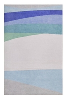 Esprit Teppich Blau Grauweiß Grün Kurzflor Curves 