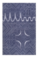 Esprit Teppich Blau Kurzflor Unikat 