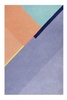 Esprit Teppich Blau Lachs Kurzflor XAZ 