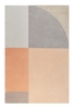Esprit Teppich Lachs Grau Kurzflor Runway 