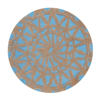 Esprit Teppich Türkis Taupe aus Wolle Oriental Lounge 