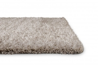 Glänzender Langflor Teppich Rimini beige sand