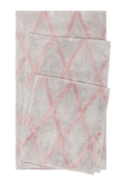 Homie Living Badteppich San Bosa grau rosa