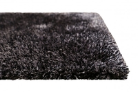 Homie Living Hochflor Teppich Asti dunkel grau