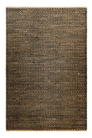 Kelim Teppich Schwarz Beige aus Naturfasern » Montpellier « Green Looop