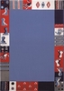 Kinderteppich Blau Hand&Feet WECONhome