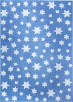 Kinderteppich Blau Weiß » Jeans Star « WECONhome