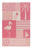 Kinderteppich Rosa Fruity Flamingo Smart Kids