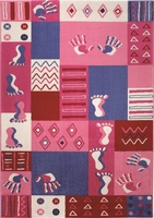 Kinderteppich Rosa Hand&Feet WECONhome