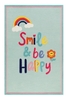 Kinderteppich Türkis Happy me Smart Kids