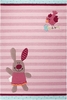 Sigikid Kinder Teppich 3 Happy Friends Stripes rosa blau