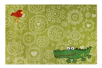 Sigikid Kinderteppich Crocodile grün