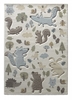 Sigikid Kinderteppich Forest beige blau