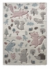 Sigikid Kinderteppich Forest beige rosa