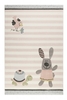 Sigikid Kinderteppich Happy Friends rosa grau beige