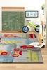Sigikid Kinderteppich Grau Grün Orange Traffic 