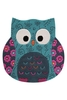 Smart Kids Kurzflor Teppich Littel Owl türkis