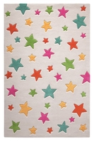 Smart Kids Kurzflor Teppich » Simple Stars « beige