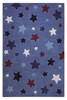 Smart Kids Kurzflor Teppich Simple Stars blau