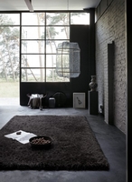 Teppich Anthrazit Hochflor Bella WECONhome Basics
