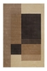 Teppich Beige Braun Kurzflor Unikat Wecon Home