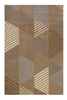 Teppich Beige Braun Kurzflor Unikat Wecon Home