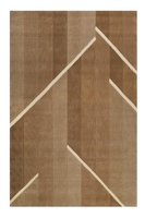 Teppich Beige Braun Kurzflor Unikat Wecon Home