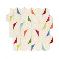 Teppich Beige Bunt Graphics WECONhome