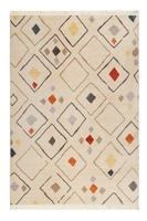 Teppich Beige Bunt Kurzflor » Mont Royal « Wecon Home