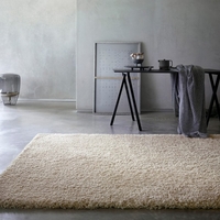 Teppich Beige Hochflor Smilla WECONhome Basics