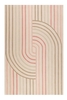 Teppich Beige Rosa Kurzflor Endless Knot Wecon Home