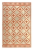 Teppich Creme Grau Lachs Unikat WECONhome