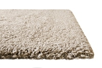 Teppich Creme Grau meliert Hochflor Bozen Homie Living