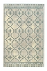 Teppich Creme Grau Türkis Unikat WECONhome