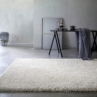 Teppich Creme Weiß Hochflor Smilla WECONhome Basics