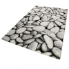 Teppich Grau Anthrazit Kurzflor Stony Island WECONhome